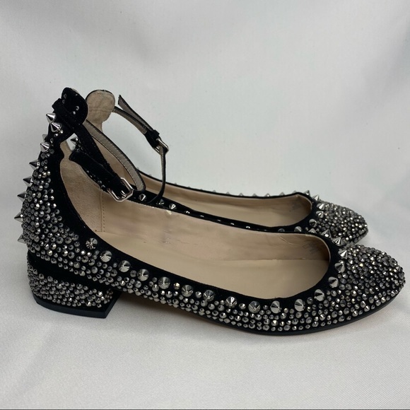 Zara Cruise Collection Studded Ballerina Flats - Picture 12 of 15